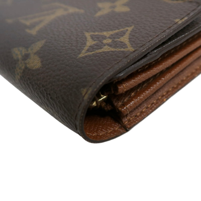LOUIS VUITTON Portefeuille Sarah Long Wallet, Monogram PVC, Brown
