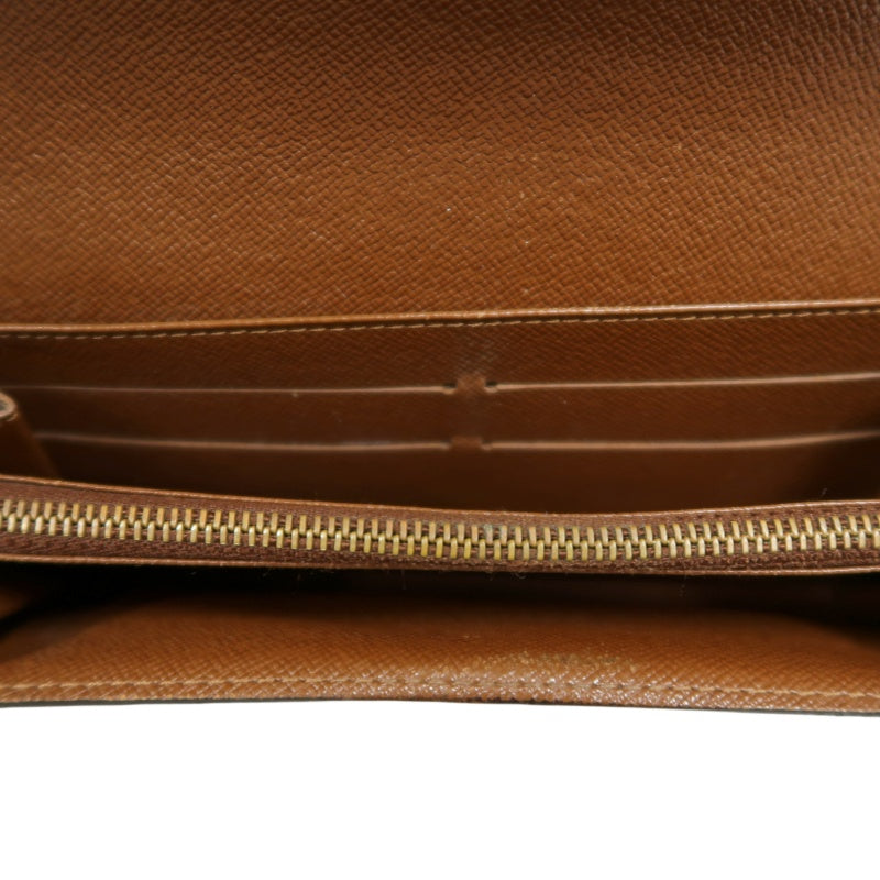 LOUIS VUITTON Portefeuille Sarah Long Wallet, Monogram PVC, Brown
