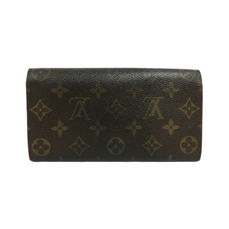 LOUIS VUITTON Portefeuille Sarah Long Wallet, Monogram PVC, Brown