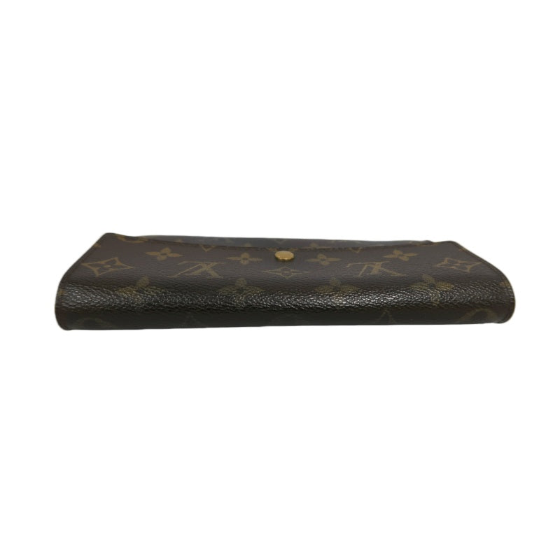 LOUIS VUITTON Portefeuille Sarah Long Wallet, Monogram PVC, Brown