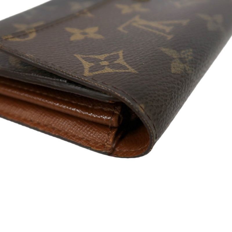LOUIS VUITTON Portefeuille Sarah Long Wallet, Monogram PVC, Brown