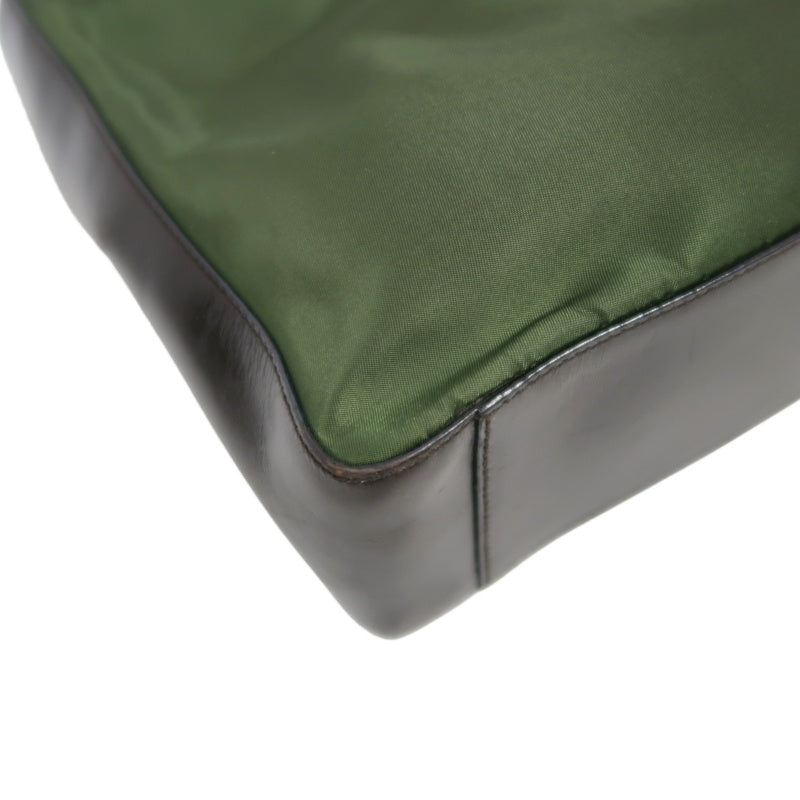 PRADA Pocono Tote Bag Nylon Green