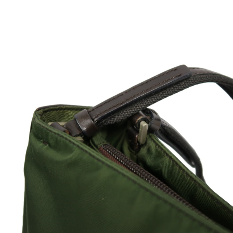 PRADA Pocono Tote Bag Nylon Green
