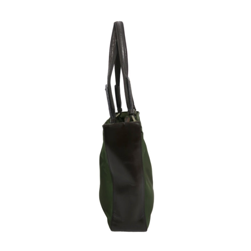 PRADA Pocono Tote Bag Nylon Green
