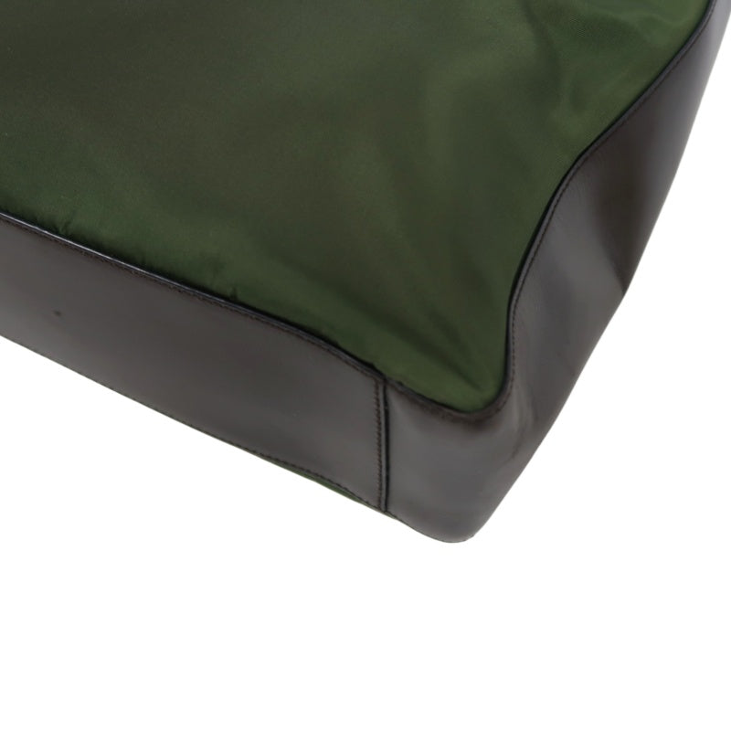 PRADA Pocono Tote Bag Nylon Green