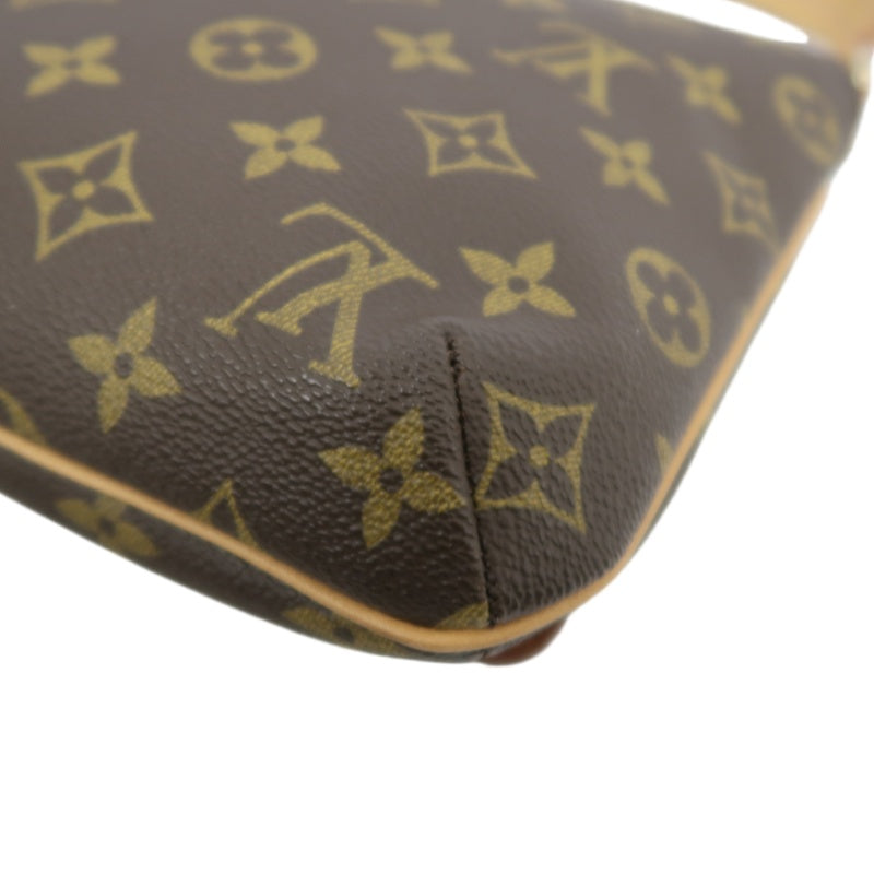 LOUIS VUITTON Monogram Musette Tango Shoulder Bag Pvc Brown