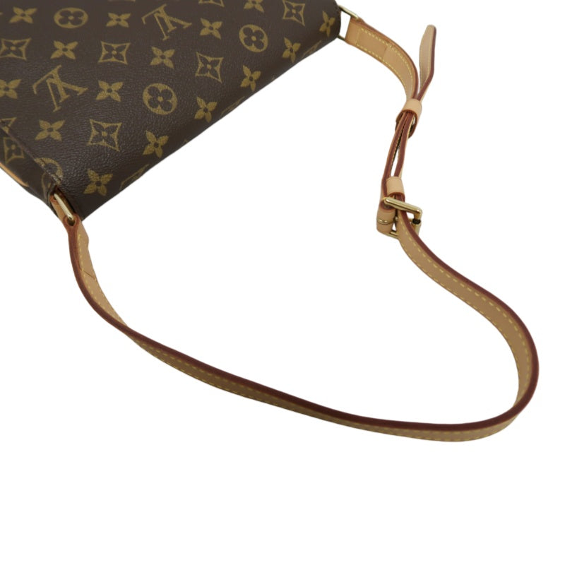 LOUIS VUITTON Monogram Musette Tango Shoulder Bag Pvc Brown