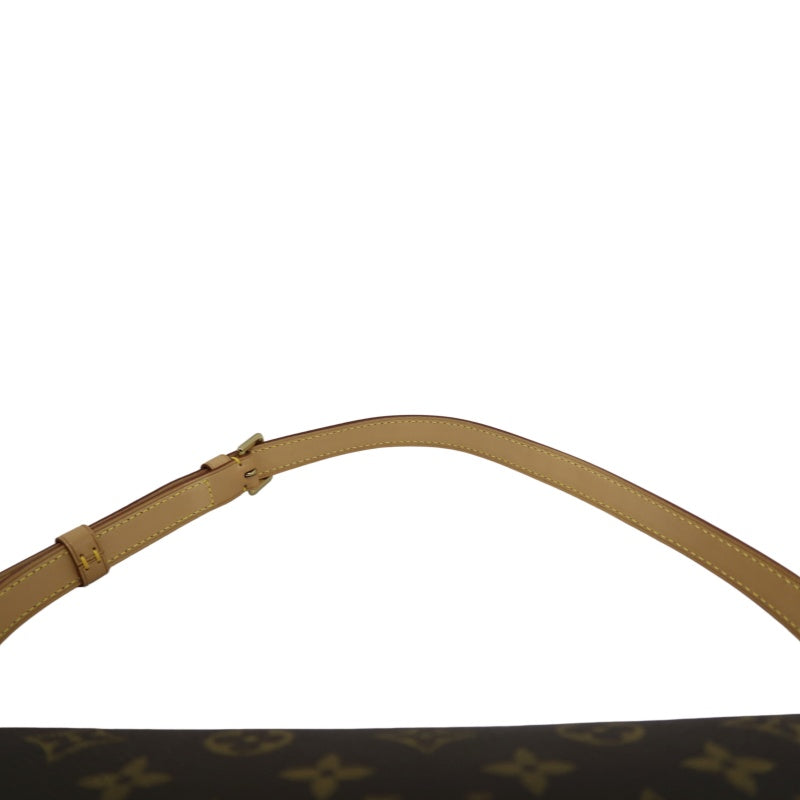 LOUIS VUITTON Monogram Musette Tango Shoulder Bag Pvc Brown