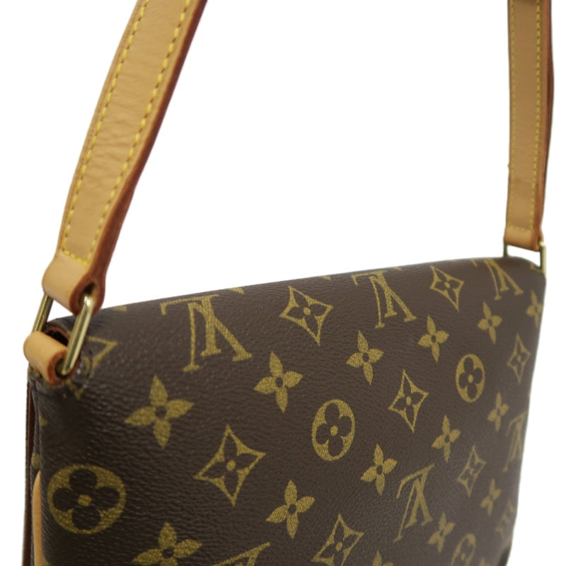 LOUIS VUITTON Monogram Musette Tango Shoulder Bag Pvc Brown