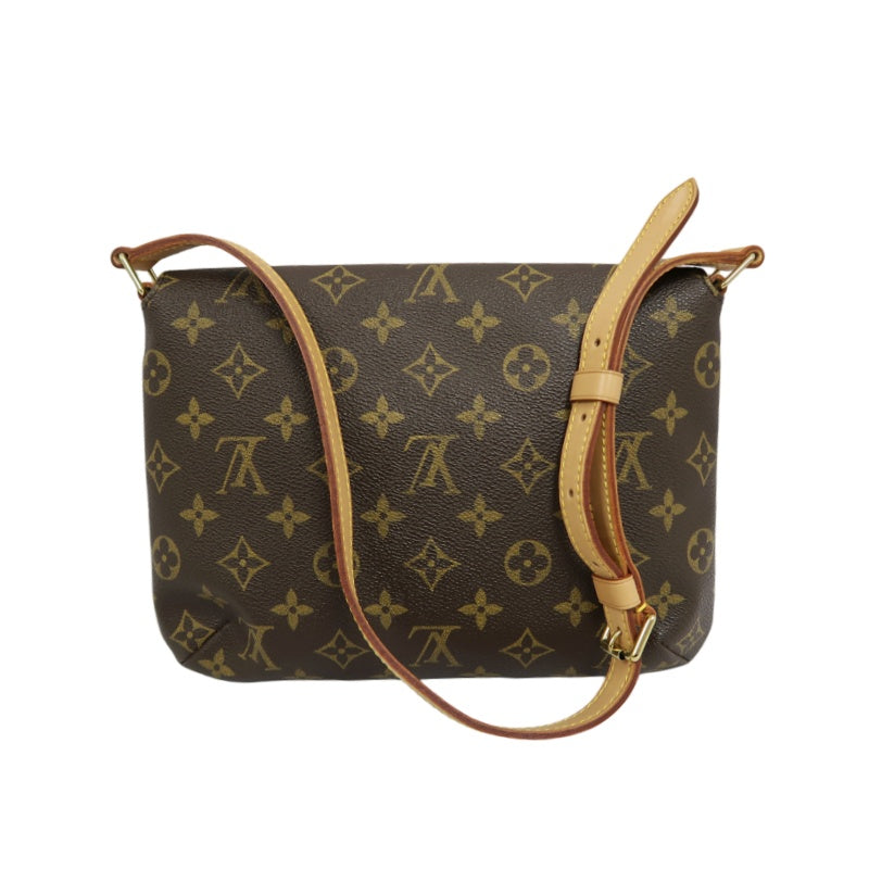 LOUIS VUITTON Monogram Musette Tango Shoulder Bag Pvc Brown