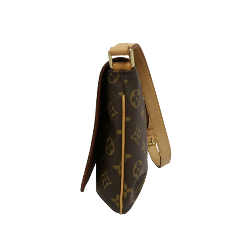 LOUIS VUITTON Monogram Musette Tango Shoulder Bag Pvc Brown