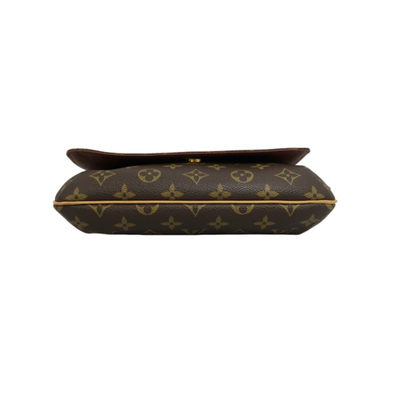 LOUIS VUITTON Monogram Musette Tango Shoulder Bag Pvc Brown