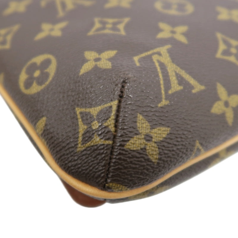 LOUIS VUITTON Monogram Musette Tango Shoulder Bag Pvc Brown