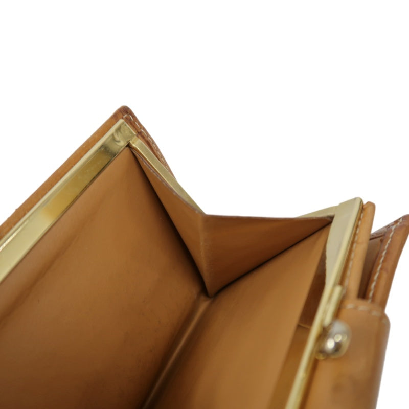 CELINE Macadam Bifold Wallet Canvas Leather Brown