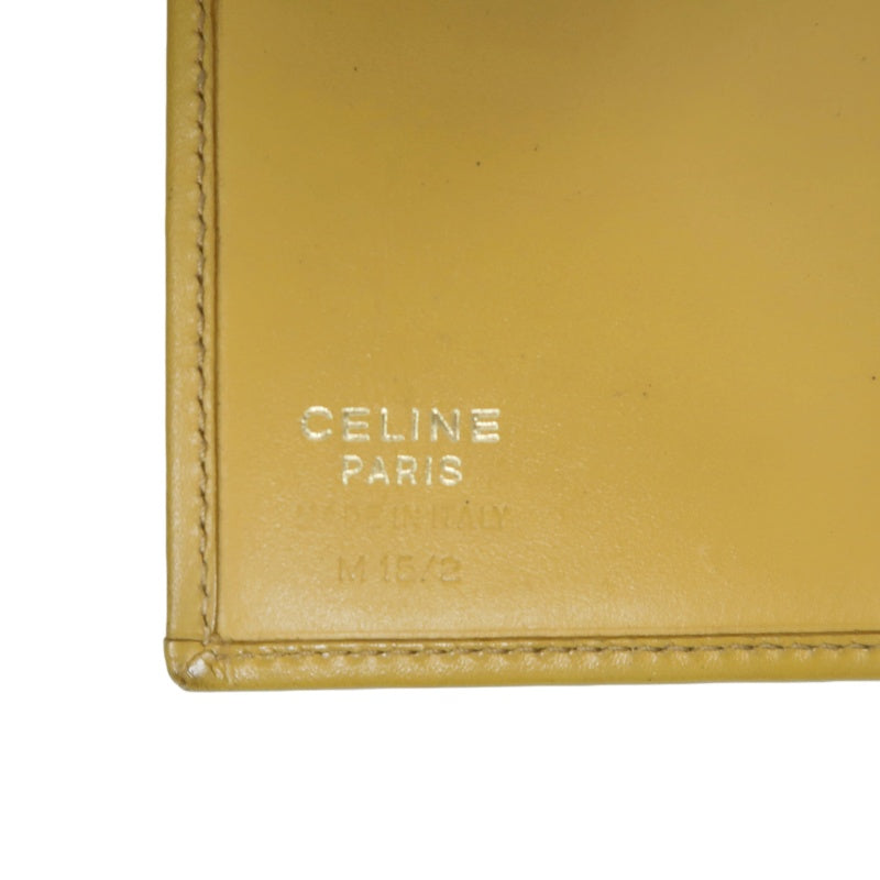 CELINE Macadam Brown Monogram PVC Short Wallet