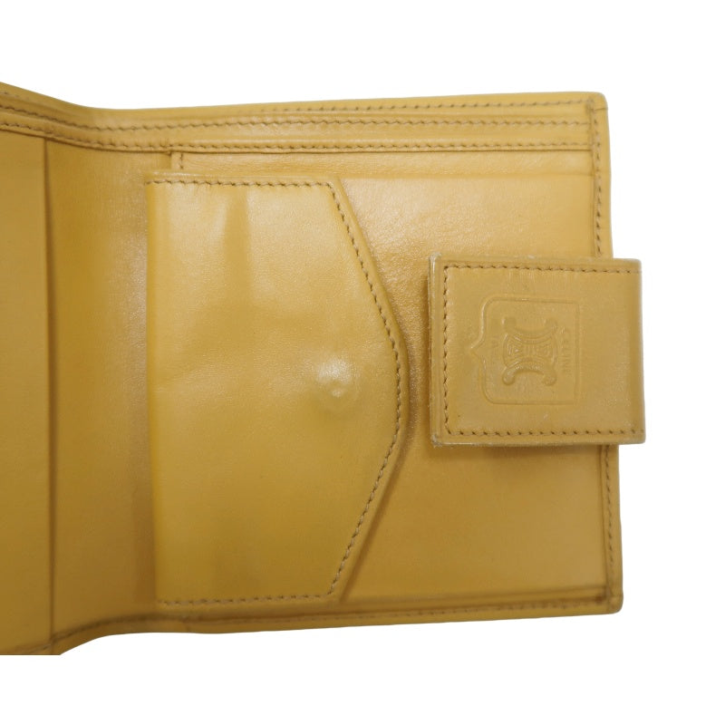 CELINE Macadam Brown Monogram PVC Short Wallet