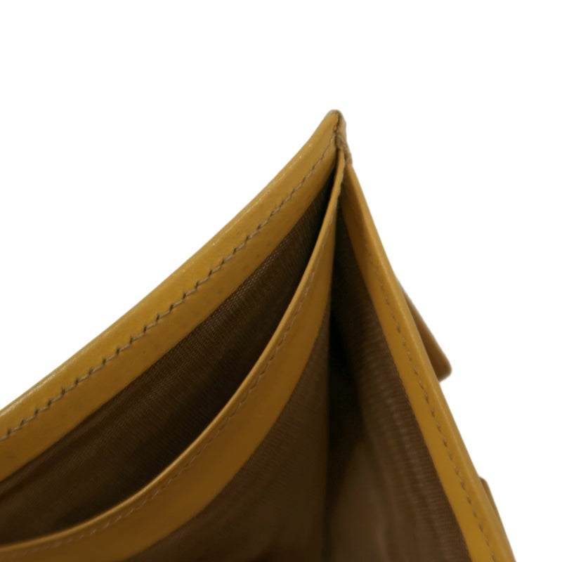 CELINE Macadam Brown Monogram PVC Short Wallet