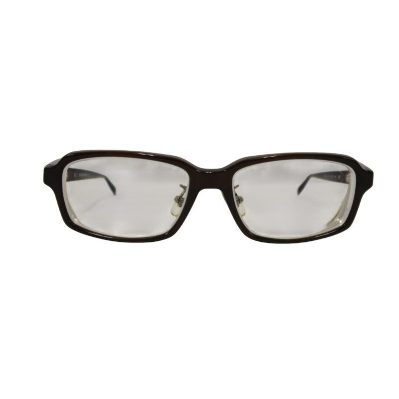 BURBERRY Dark Brown Rectangular Frame Eyeglasses