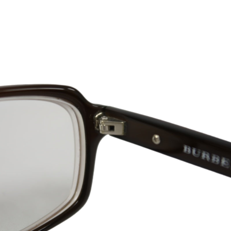 BURBERRY Dark Brown Rectangular Frame Eyeglasses