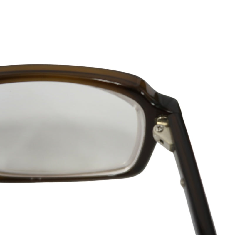 BURBERRY Dark Brown Rectangular Frame Eyeglasses