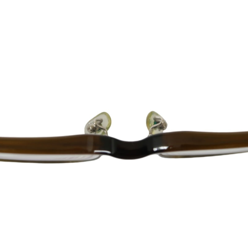 BURBERRY Dark Brown Rectangular Frame Eyeglasses