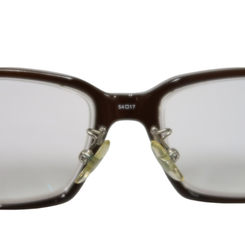 BURBERRY Dark Brown Rectangular Frame Eyeglasses