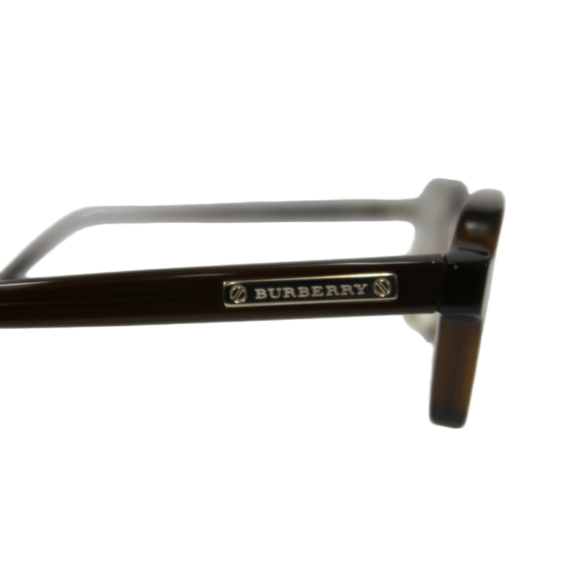 BURBERRY Dark Brown Rectangular Frame Eyeglasses