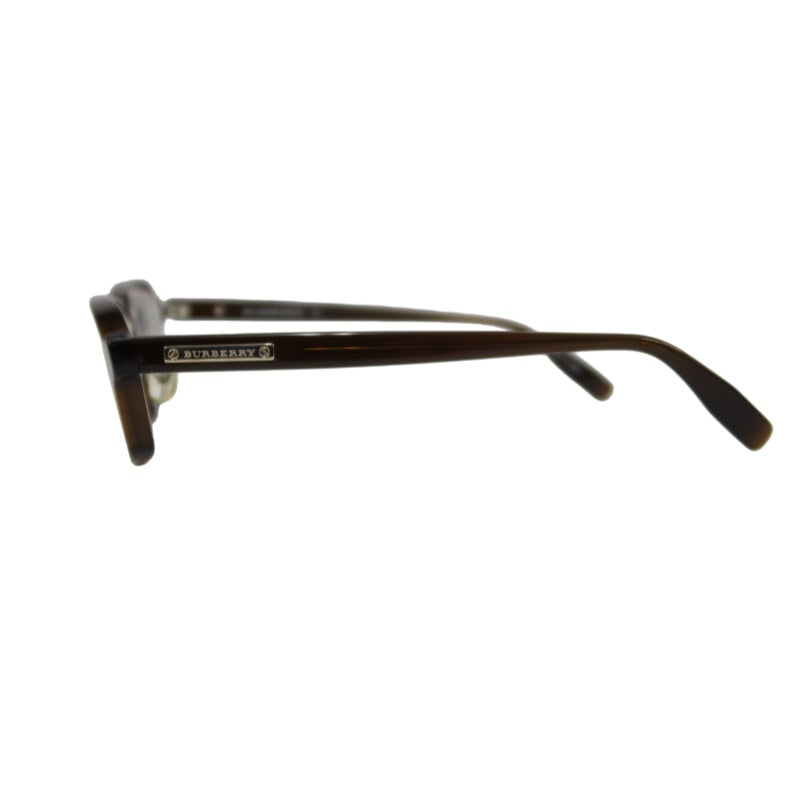 BURBERRY Dark Brown Rectangular Frame Eyeglasses