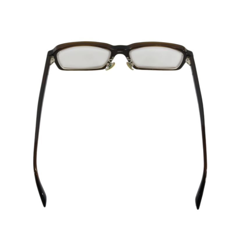 BURBERRY Dark Brown Rectangular Frame Eyeglasses