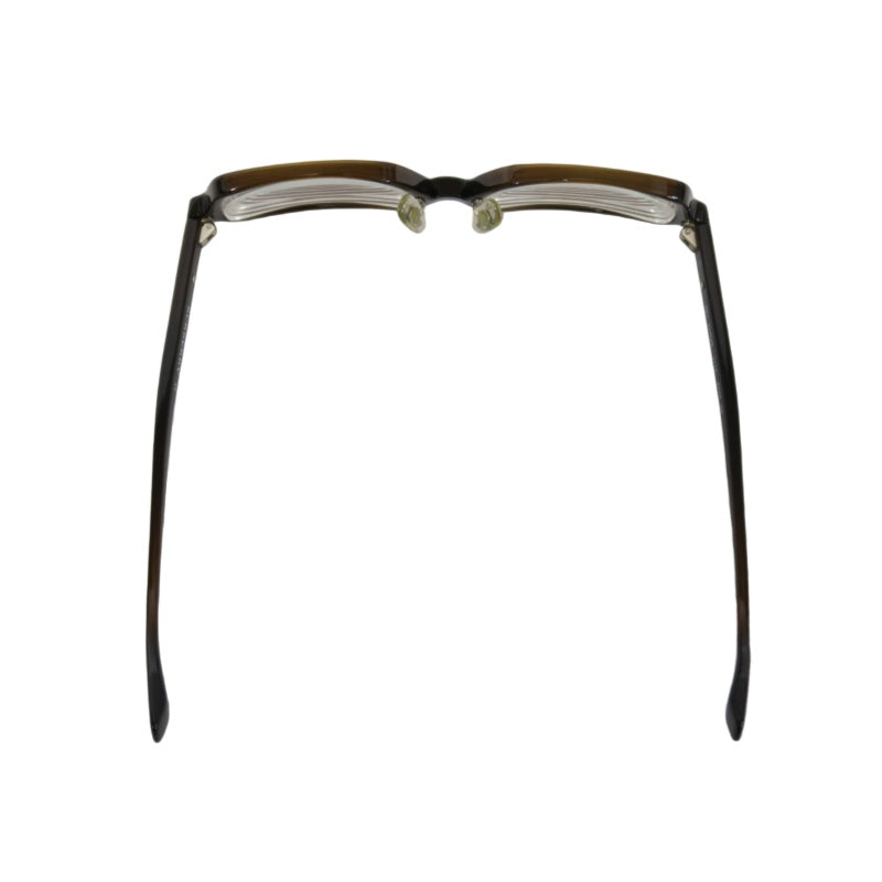 BURBERRY Dark Brown Rectangular Frame Eyeglasses