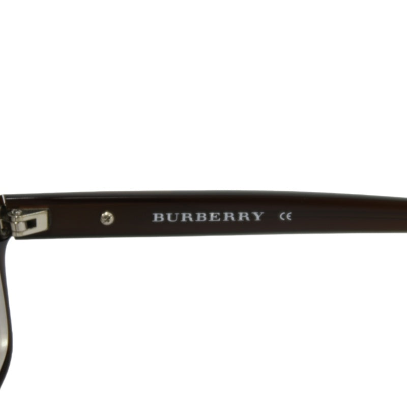 BURBERRY Dark Brown Rectangular Frame Eyeglasses