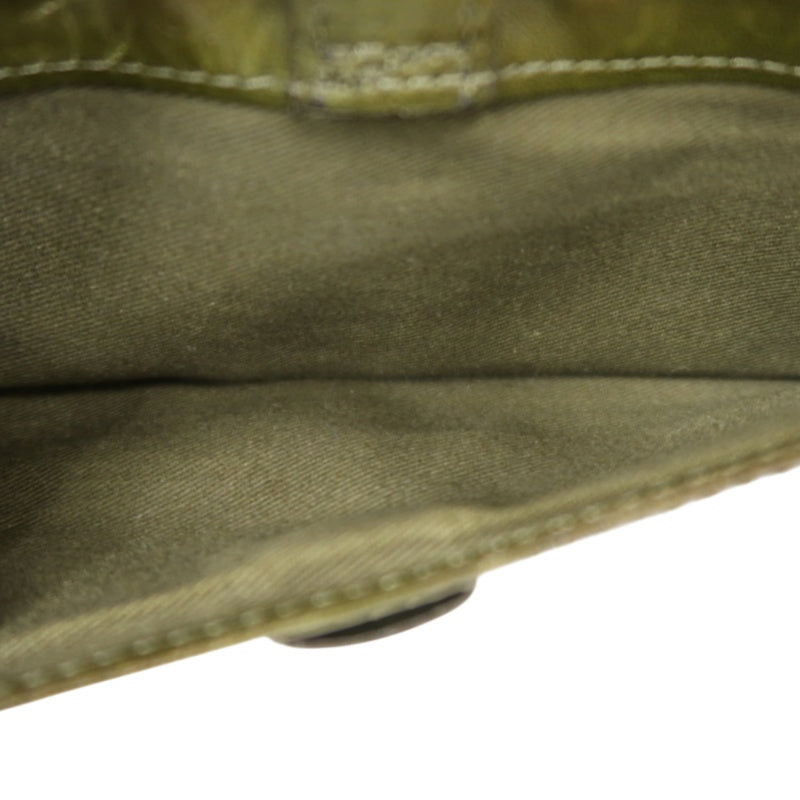 DAKOTA Leather Zip Around Long Wallet Green Gold Zipper Hardware