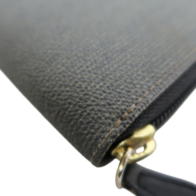 VIVIENNE WESTWOOD Long Wallet, Green & Black Check Leather, Saturn Logo