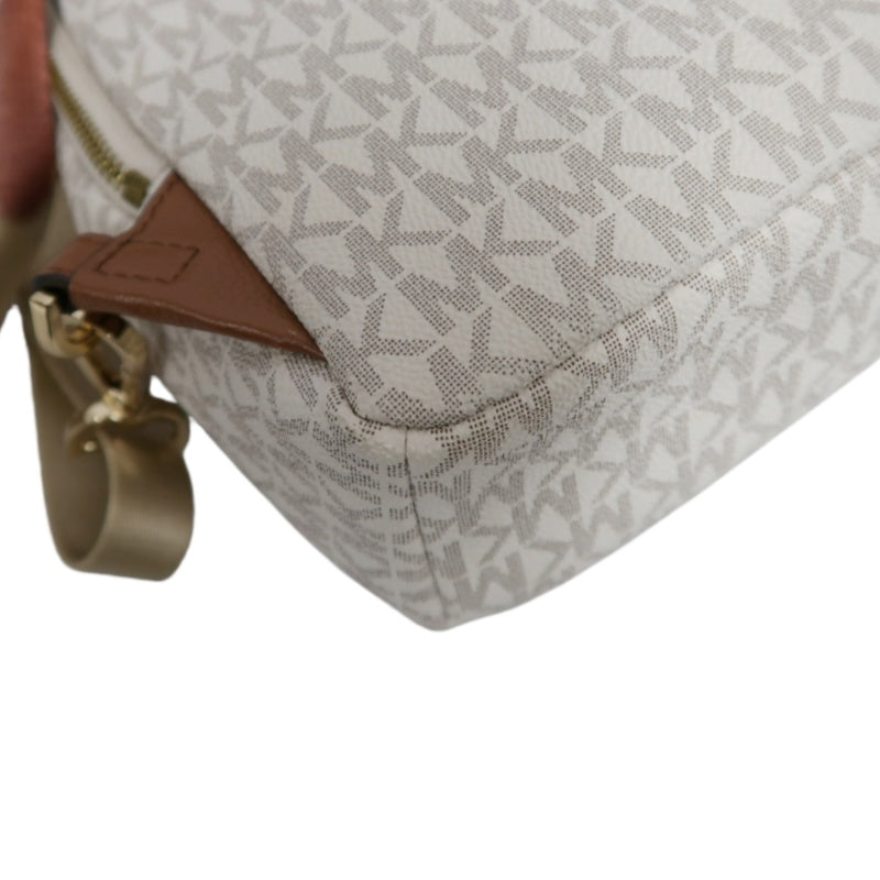 MICHAEL KORS MK Signature PVC Backpack Beige