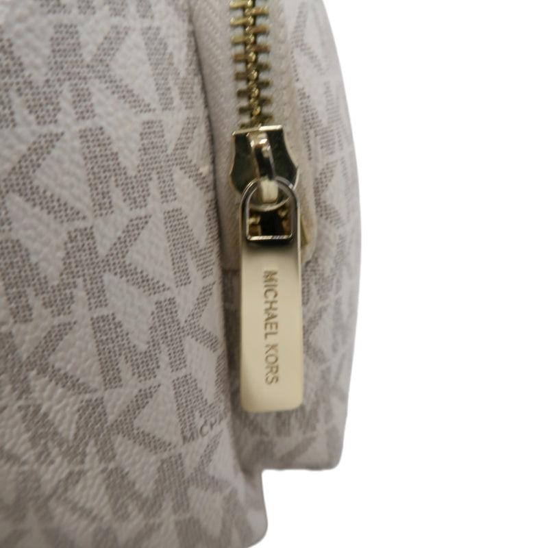 MICHAEL KORS MK Signature PVC Backpack Beige