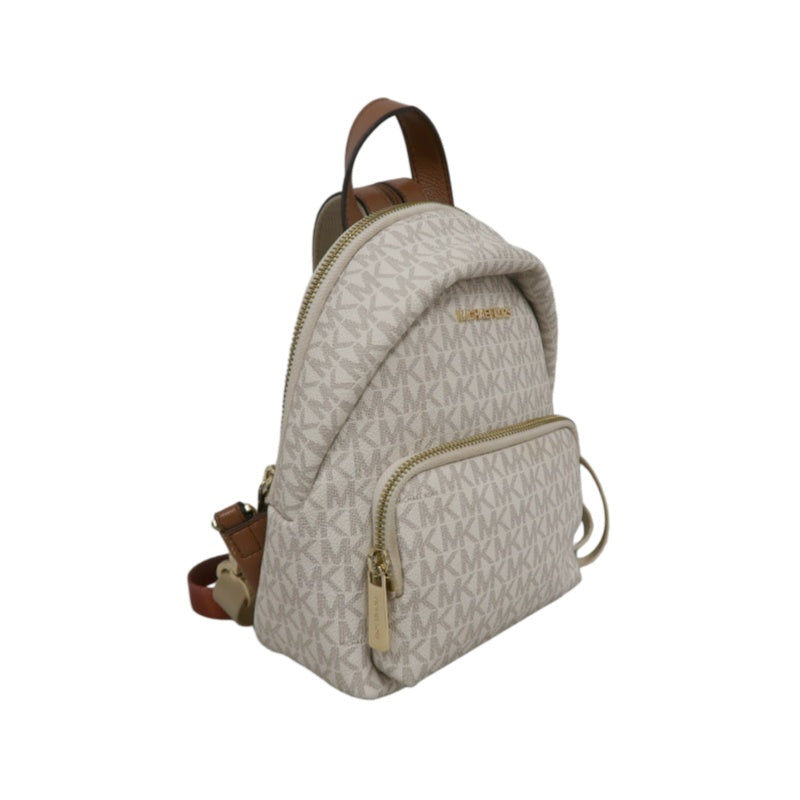 MICHAEL KORS MK Signature PVC Backpack Beige