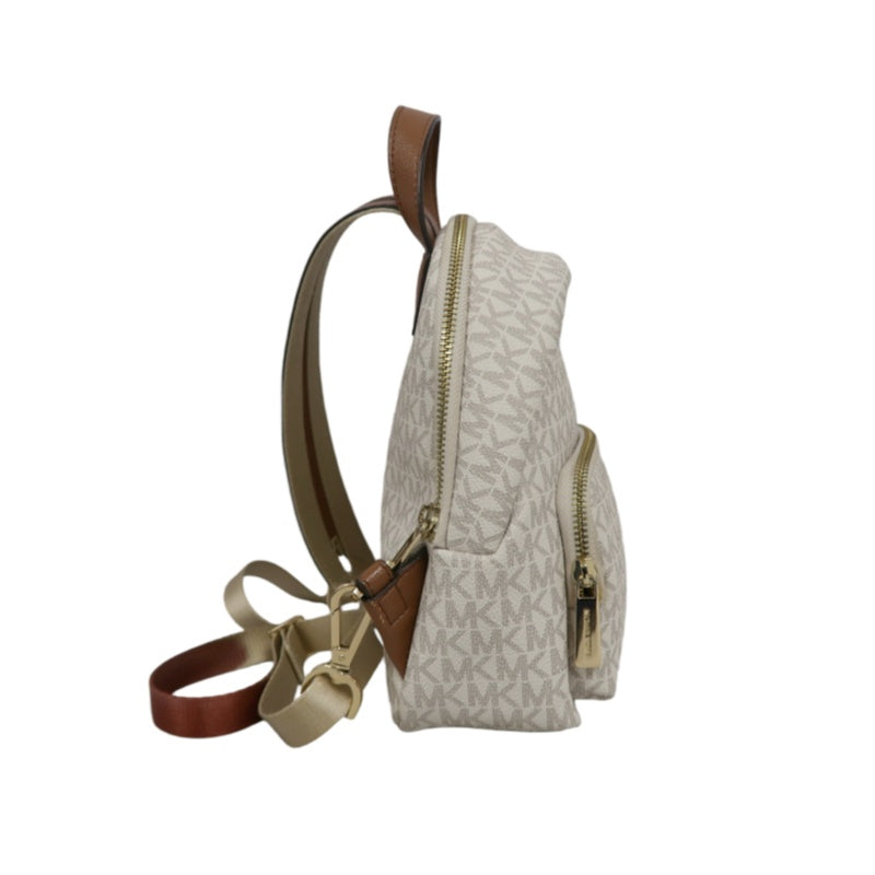 MICHAEL KORS MK Signature PVC Backpack Beige