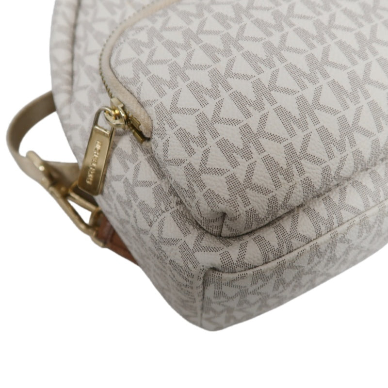 MICHAEL KORS MK Signature PVC Backpack Beige