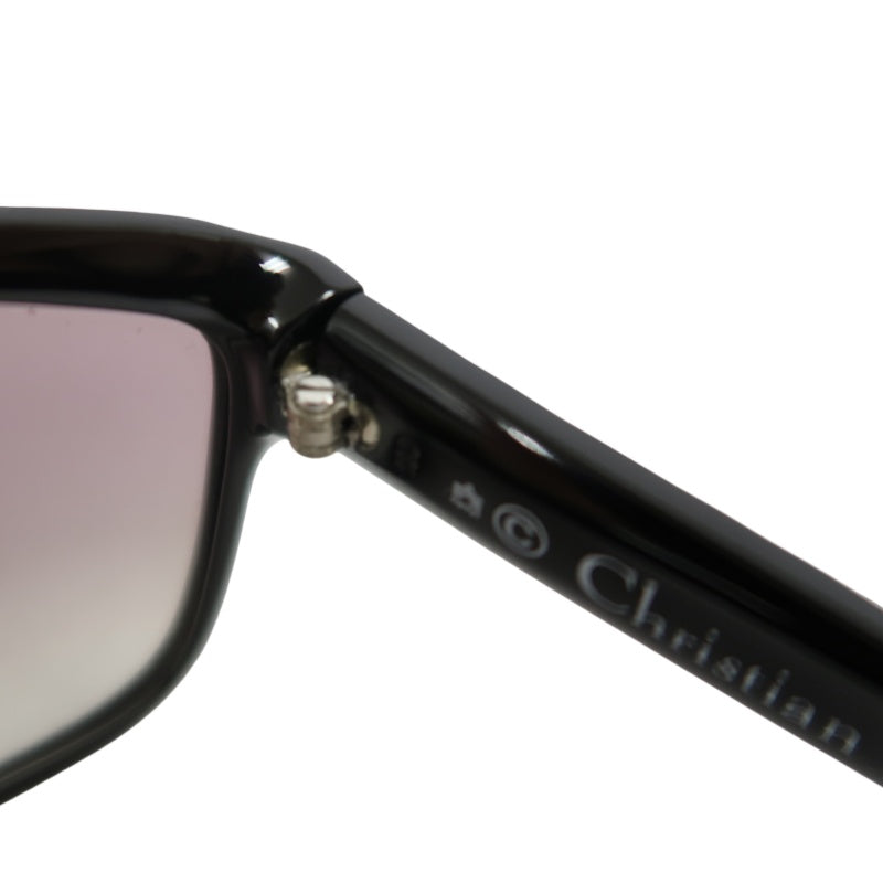 DIOR Black Frame Purple Gradient Lens Resin Sunglasses
