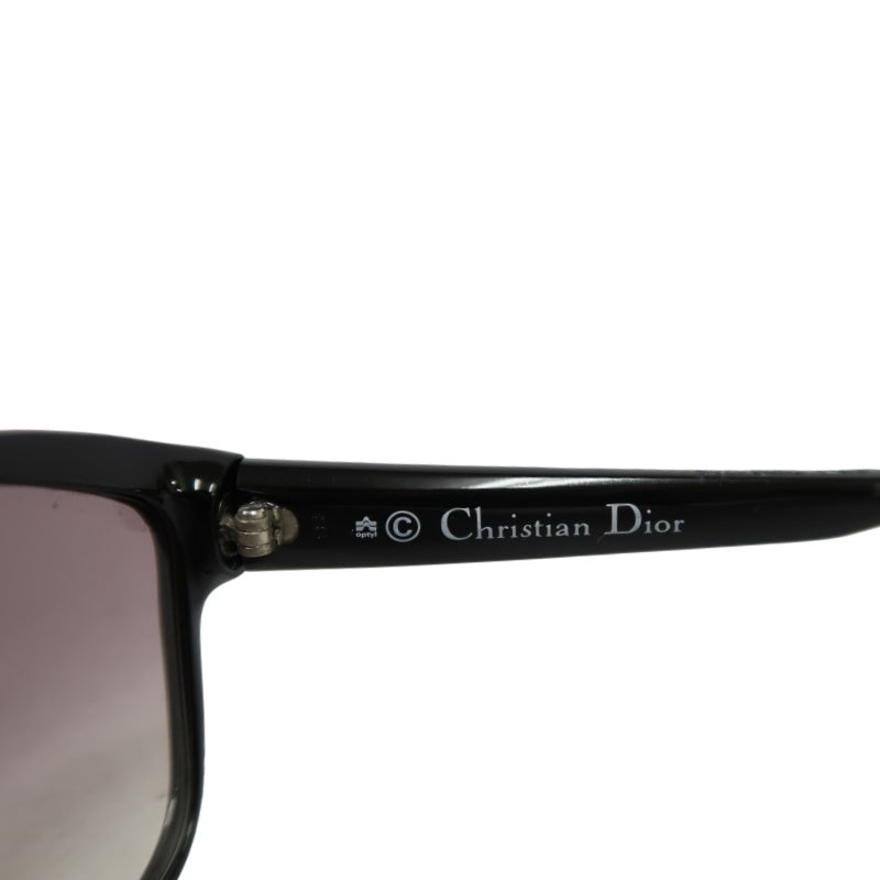 DIOR Black Frame Purple Gradient Lens Resin Sunglasses