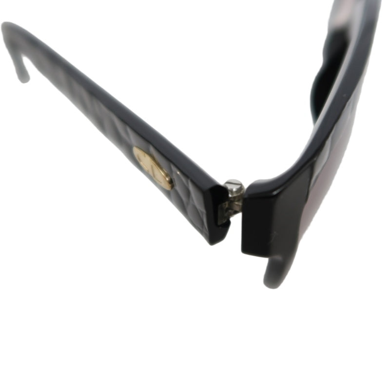 DIOR Black Frame Purple Gradient Lens Resin Sunglasses