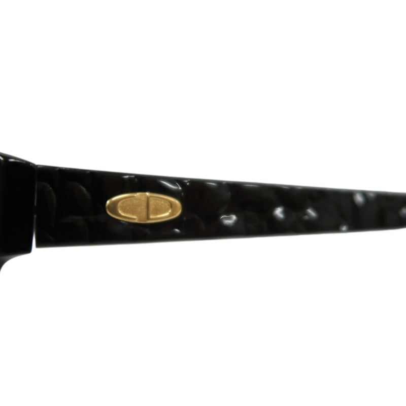 DIOR Black Frame Purple Gradient Lens Resin Sunglasses