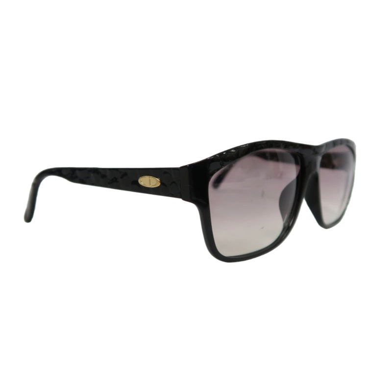 DIOR Black Frame Purple Gradient Lens Resin Sunglasses