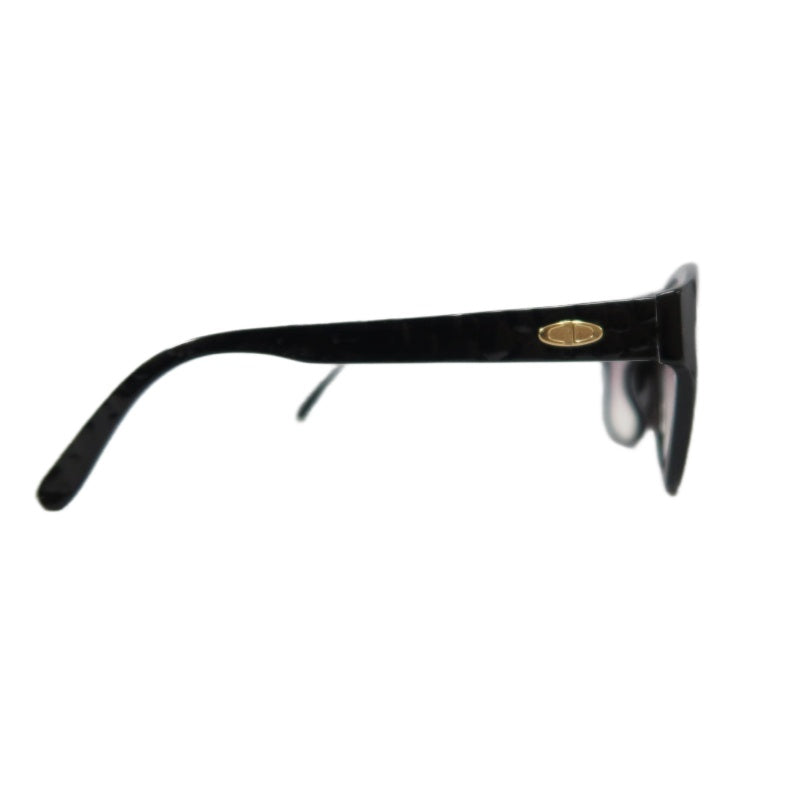 DIOR Black Frame Purple Gradient Lens Resin Sunglasses