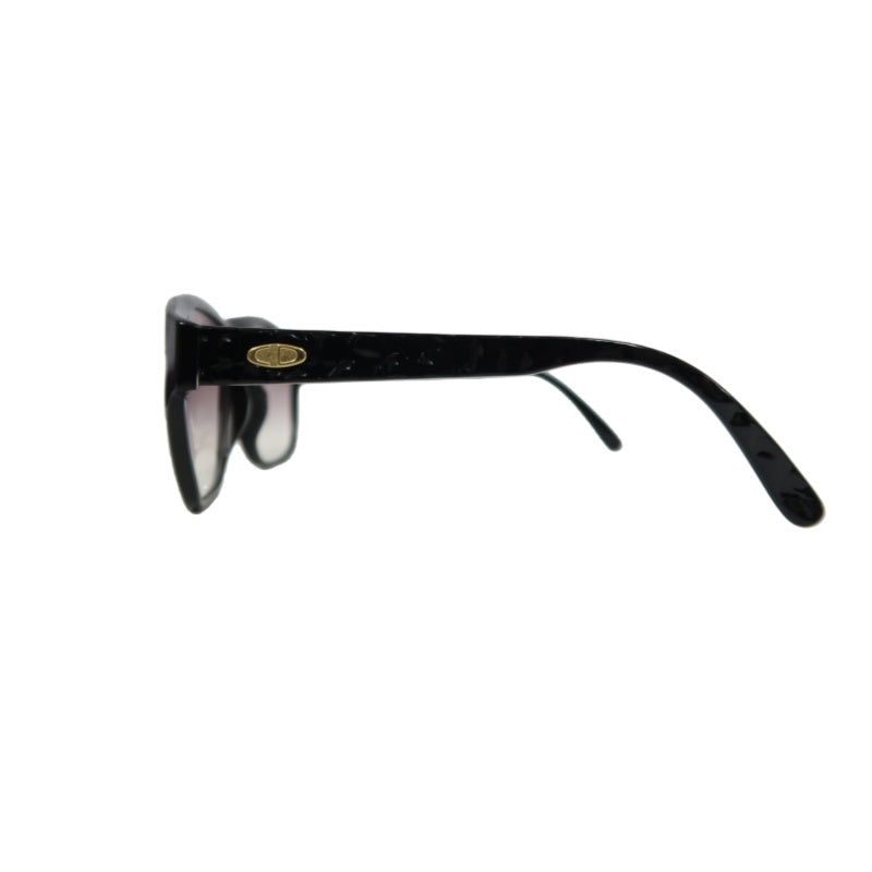 DIOR Black Frame Purple Gradient Lens Resin Sunglasses