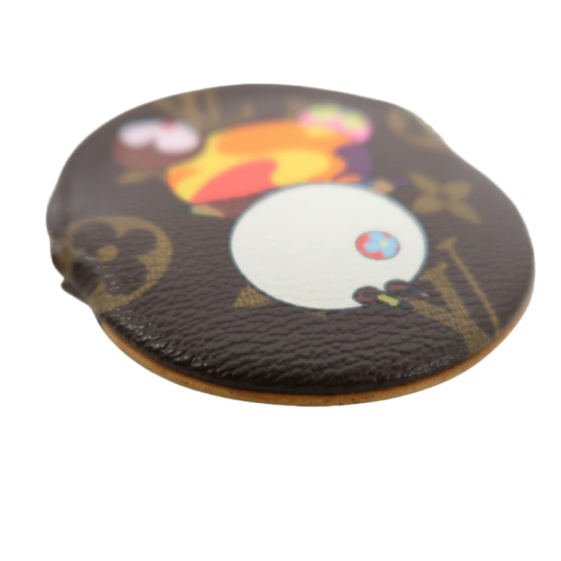 LOUIS VUITTON x Takashi Murakami Monogram Panda Porte Monnaie Rond Coin Purse PVC Leather Brown Multicolor Gold Zipper Hardware