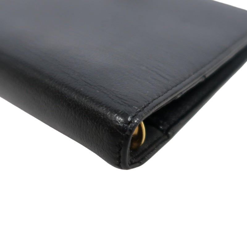 CHANEL Coco Mark Notebook Cover, Caviar Skin, Black, Gold Hardware