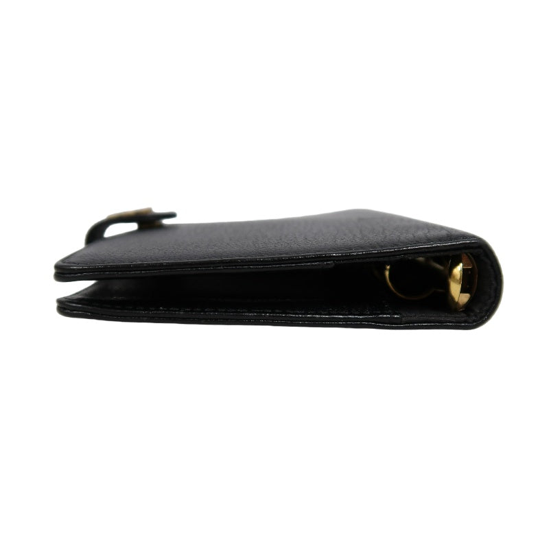 CHANEL Coco Mark Notebook Cover, Caviar Skin, Black, Gold Hardware