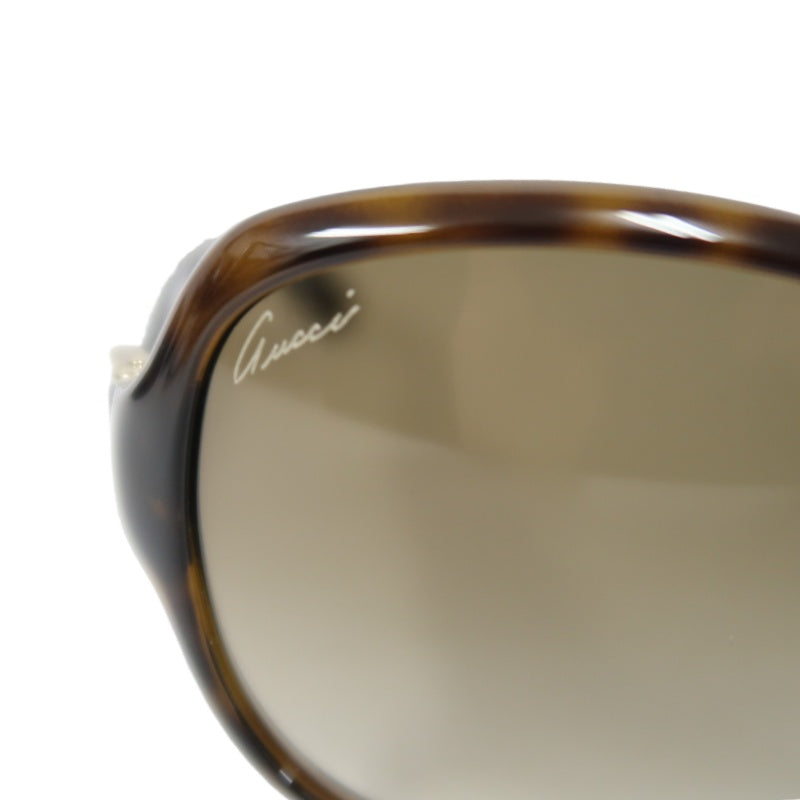 GUCCI Tortoiseshell Brown Large-frame Resin Sunglasses With Gradient Lenses