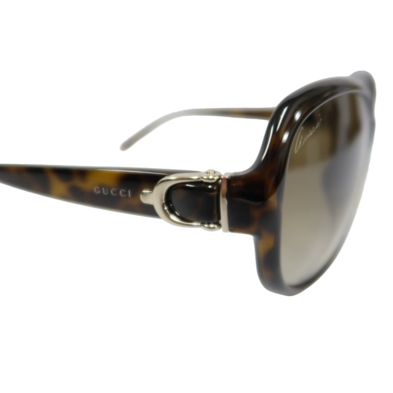 GUCCI Tortoiseshell Brown Large-frame Resin Sunglasses With Gradient Lenses